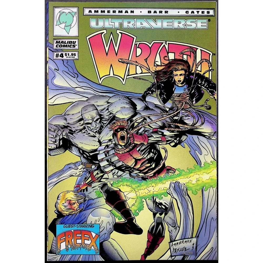 Wrath #1-5 Complete Set‎ Malibu Ultraverse 1994 Mantra Freex Guest Appearances